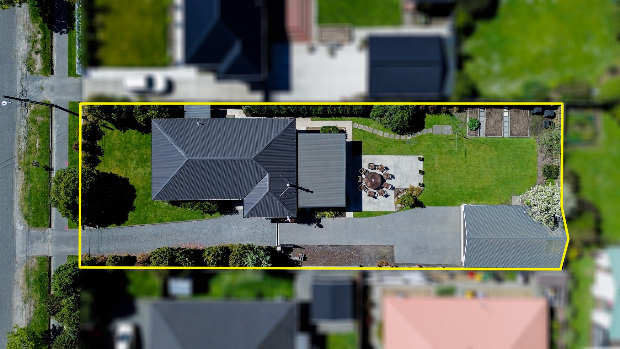 Grange Street Drone Top View